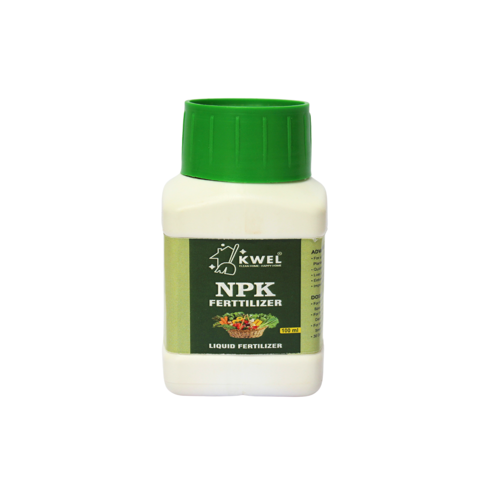 KWEL NPK Nitrogen Powder Potassium Phosphorus Fertilizer, 100ml (Pack of 1) with 10ml Measuring Cup 1 Piece
