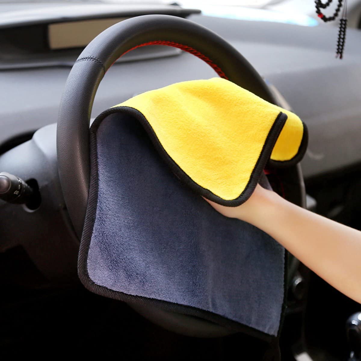 KWEL Microfiber Cleaning Cloths for Face Towel Soft Napkin 40x40cms 600GSM Multicolor.