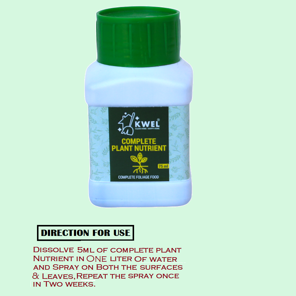KWEL 100ml Neem Oil for Plants Organic eco-Friendly Pesticide to Reduce with Complete Plant Nutrient Contains Essential Plant nutrients 75ml (Pack of 1)