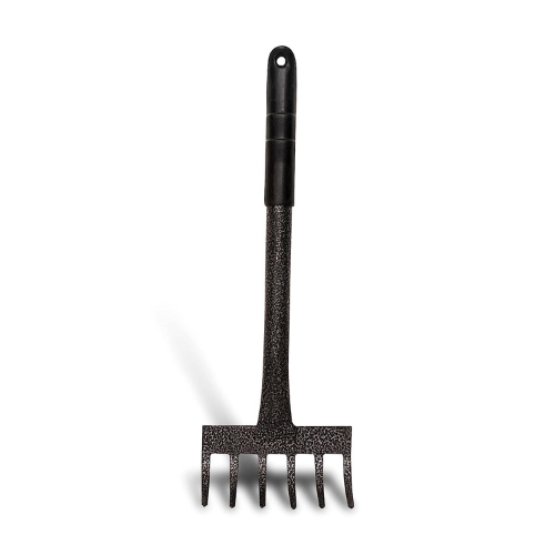KWEL - Garden 6 Teeth Rake for Quick Clean Up of Lawn and Yard, Garden Leaf Rake