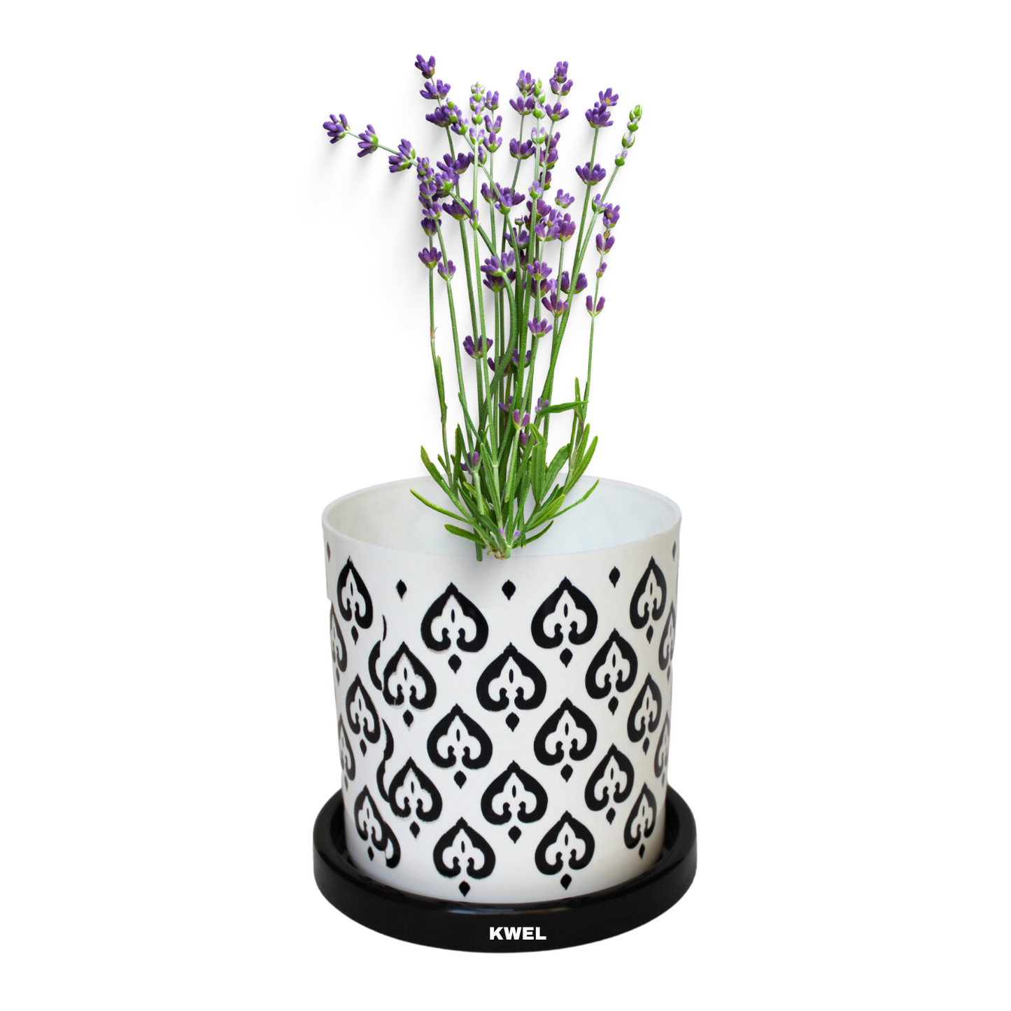 KWEL Plastic Pristine Flower Pot for Gardening, Indoor/Outdoor Planter Pot (5Inch | Pack of 2)