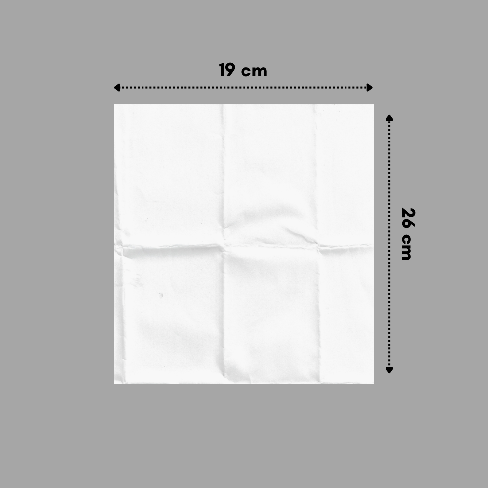 KWEL Soft Tissue Paper Ultra Absorbent, Hygienic & Gentle Touch Ideal for Homes, Offices, Hotels & Restrooms (L-Fold: Pack of 6)