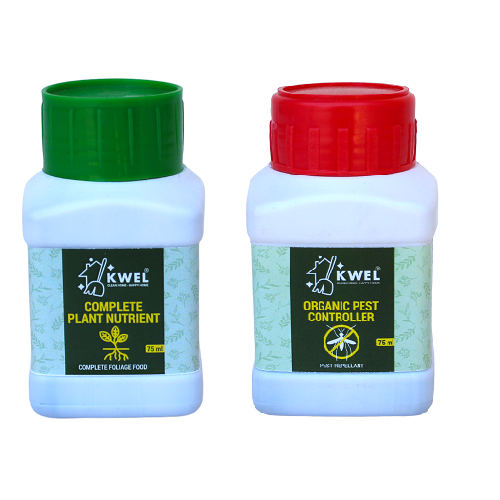 KWEL Complete Plant Nutrient Contains Essential Plant nutrients 75ml with Organic Pest Controller, Natural Bug Repellent for Aphids 75ml (Pack of 1)