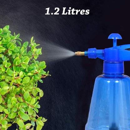 KWEL 1.2 Liter Manual Pump Garden Spray Bottle | With 500ml Spray Bottle (pack of 1)