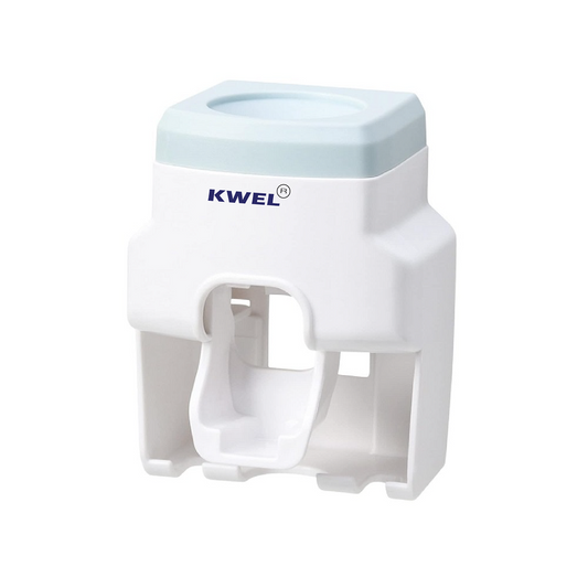 KWEL Toothpaste Squeeze Holder Wall Mount Hole-Free, (Multicolor)