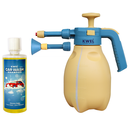 KWEL Foam Sprayer Multi Purpose (3in1) Heavy Duty for Car Wash with 500ml Car foam wash 1