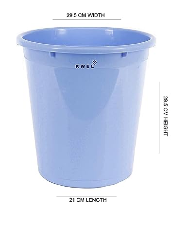 KWEL dustbin for Home/Kitchen/Office- 12ltr-Pack of 6