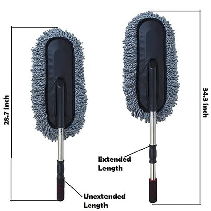 KWEL Dusting & Detailing Microfiber Duster for Car Cleaning