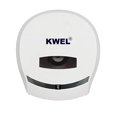 KWEL Plastic Anti-Dust Jumbo Roll Toilet Paper Dispenser (Jumbo Size, White) Pack of 1