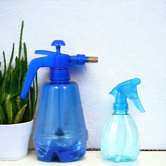 KWEL 1.2 Liter Manual Pump Garden Spray Bottle | With 500ml Spray Bottle (pack of 1)