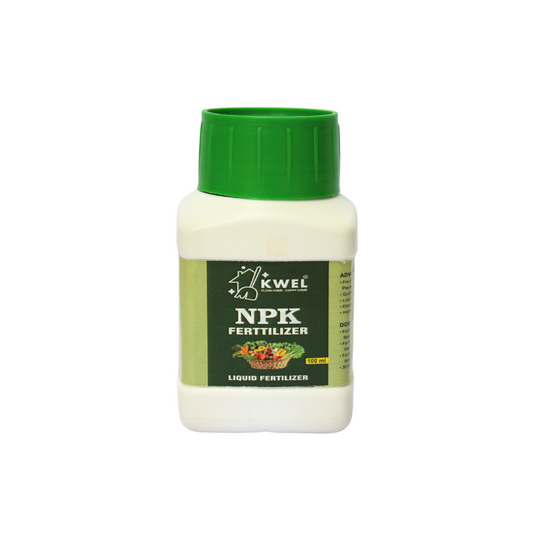 KWEL NPK  Nitrogen Powder Potassium Phosphorus Fertilizer, 100ml (Pack of 1) with 10ml Measuring Cup 1 Piece