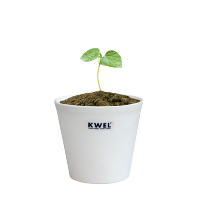 KWEL N Pot for Home Garden | Planters for Outdoor Balcony and Nursery | Flower Planting Pots White Color