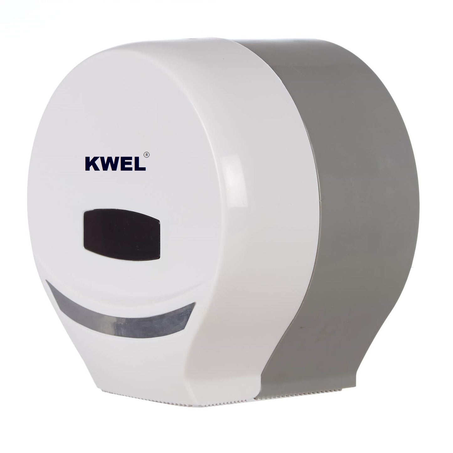 KWEL Wall-Mounted Bathroom Tissue Roll Dispenser (Small Size, White) Pack of 1