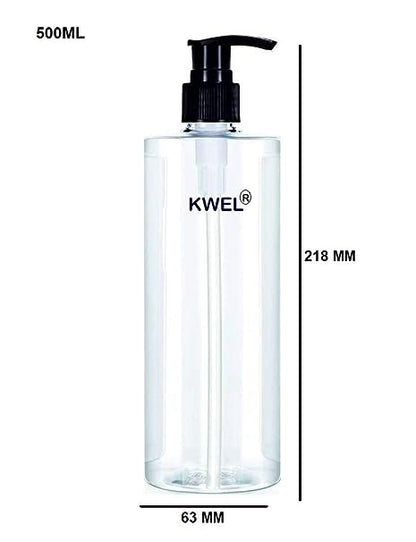 KWEL Unbreakable Plastic Empty Hand wash sanitizer Spray Bottle 500ml