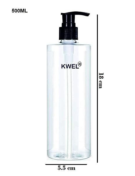 KWEL Unbreakable Plastic Empty Hand wash sanitizer Spray Bottle 300ml