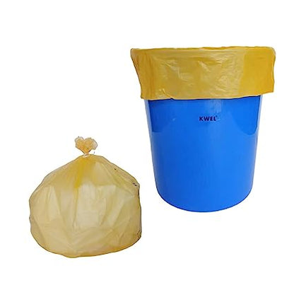 KWEL Oxo-Biodegradable Garbage Dustbin Trash Bags 15 Bags Roll/For Kitchen and Office -  (Pack of 3) XL 30x37 Inch