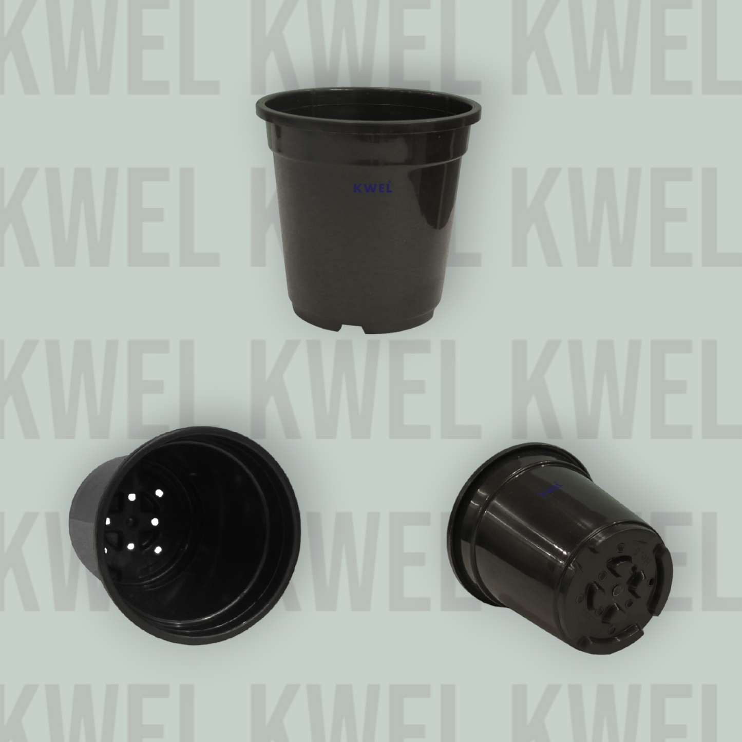 KWEL Nursery Pot 5-inch Plastic - Pack of 12