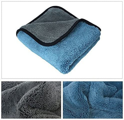 KWEL Microfiber Cleaning Cloths for Face Towel Soft Napkin 40x40cms 400 GSM Multicolor.