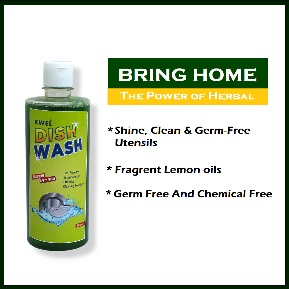 KWEL Eco-friendly Economical Effective Cleaning Solution Dish Wash Gel