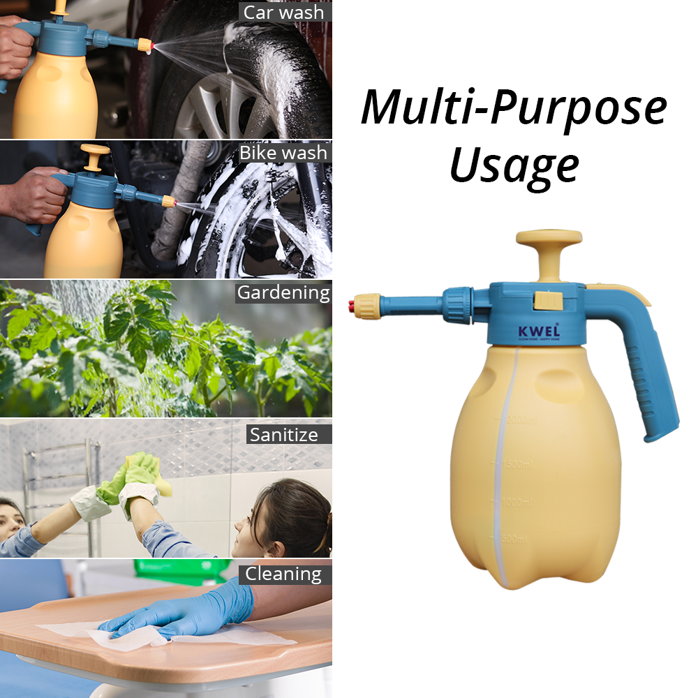 KWEL Foam Sprayer Multi Purpose (3in1) Heavy Duty for Car Wash with 500ml Car foam wash 1