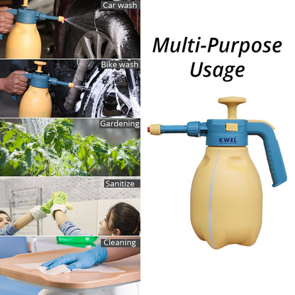 KWEL Foam Sprayer Multi Purpose (3in1) Heavy Duty for Car Wash with 100ml Car wash shampoo