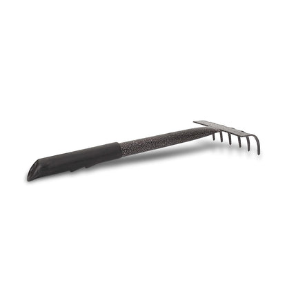 KWEL - Garden 6 Teeth Rake for Quick Clean Up of Lawn and Yard, Garden Leaf Rake