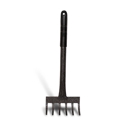 KWEL - Garden 6 Teeth Rake for Quick Clean Up of Lawn and Yard, Garden Leaf Rake