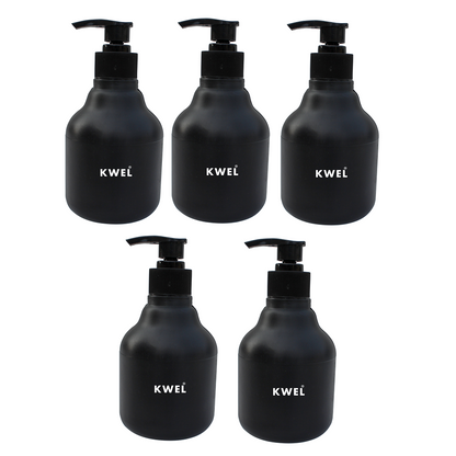 KWEL Empty Refillable Pump Bottles, Durable Refillable Containers for Liquid Soap, Shampoo,Lotions,Sanitizer,Hand wash, 250ml