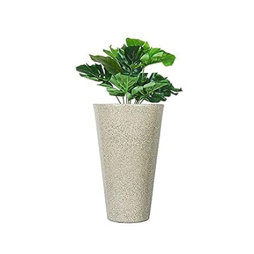 KWEL Alpine Fibre 12 Inch Round Decorative Beach Planter