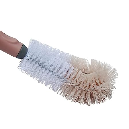 KWEL Glass and Bottle Cleaning Brush for Oil Bottle, Flower Vase and Glassware Nylon Material (Multicolor)