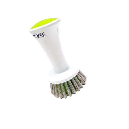 KWEL Multipurpose Cleaning Brush| Sink, Wash Basin Cleaning Brush with Plastic Handle/Nylon Brush| Medium (Pack of 2)