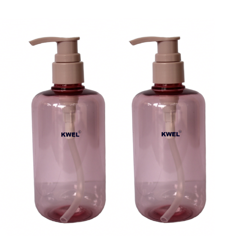 KWEL 300ml Lotion Pump Bottle Dispenser, Refillable Containers for Liquids,(Burgundy)