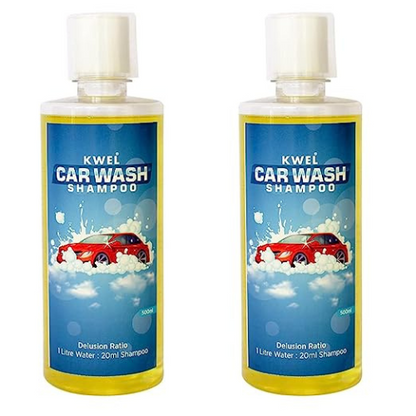 KWEL Car Bike wash Shampoo Generates thick Consistent Foam With Shine Enhancing Formula