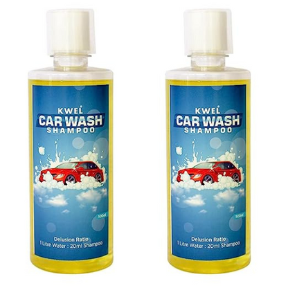 KWEL Car & Bike - wash Shampoo Generates thick & Consistent Foam With Shine Enhancing Formula