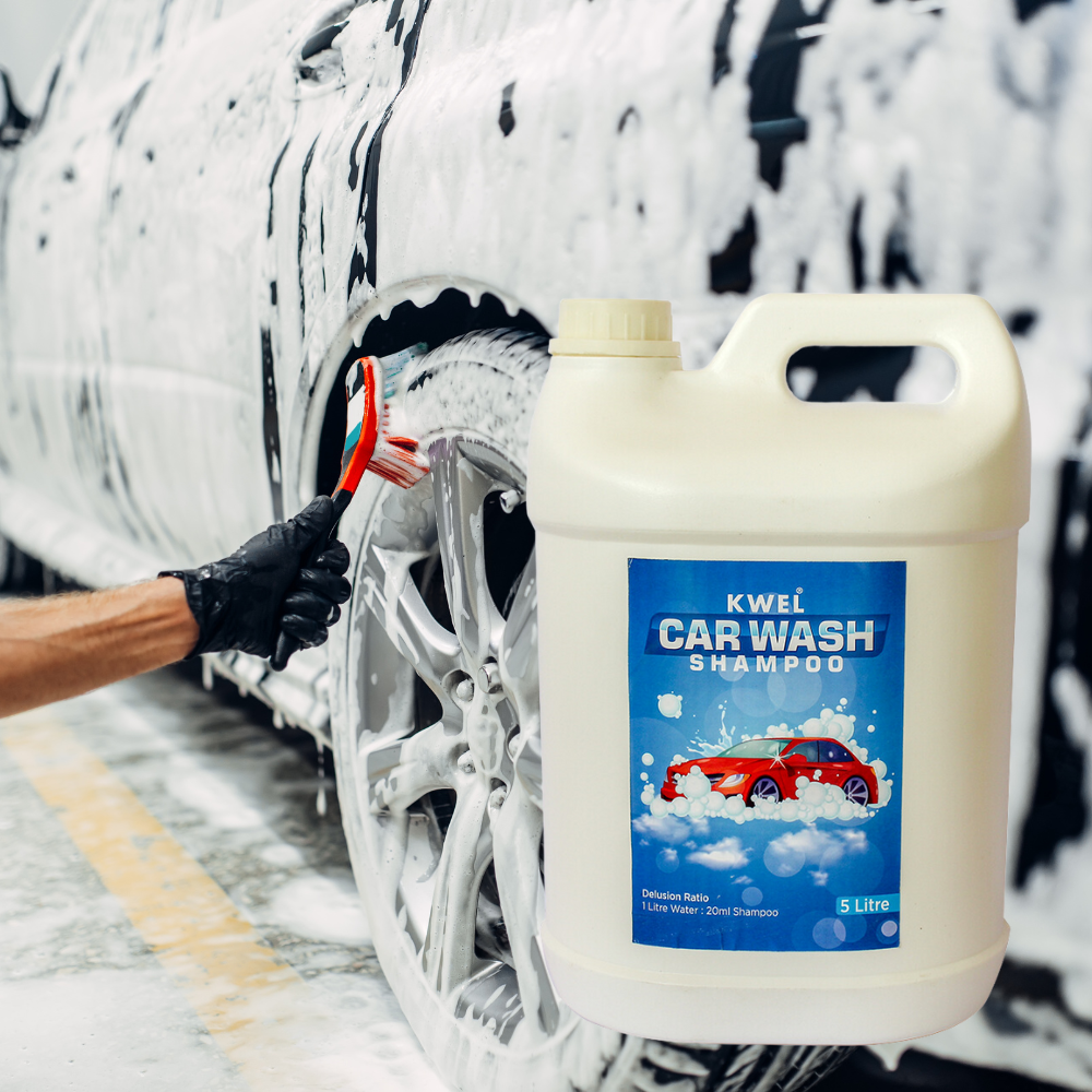 KWEL Car & Bike - wash Shampoo Generates thick & Consistent Foam With Shine Enhancing Formula