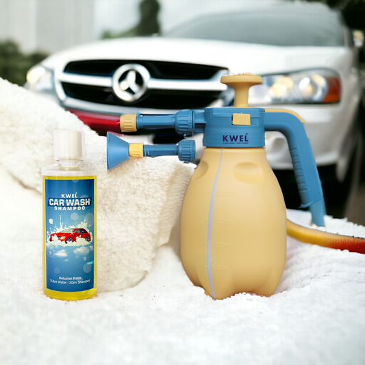 KWEL Foam Sprayer Multi Purpose (3in1) Heavy Duty for Car Wash with 500ml Car foam wash 1