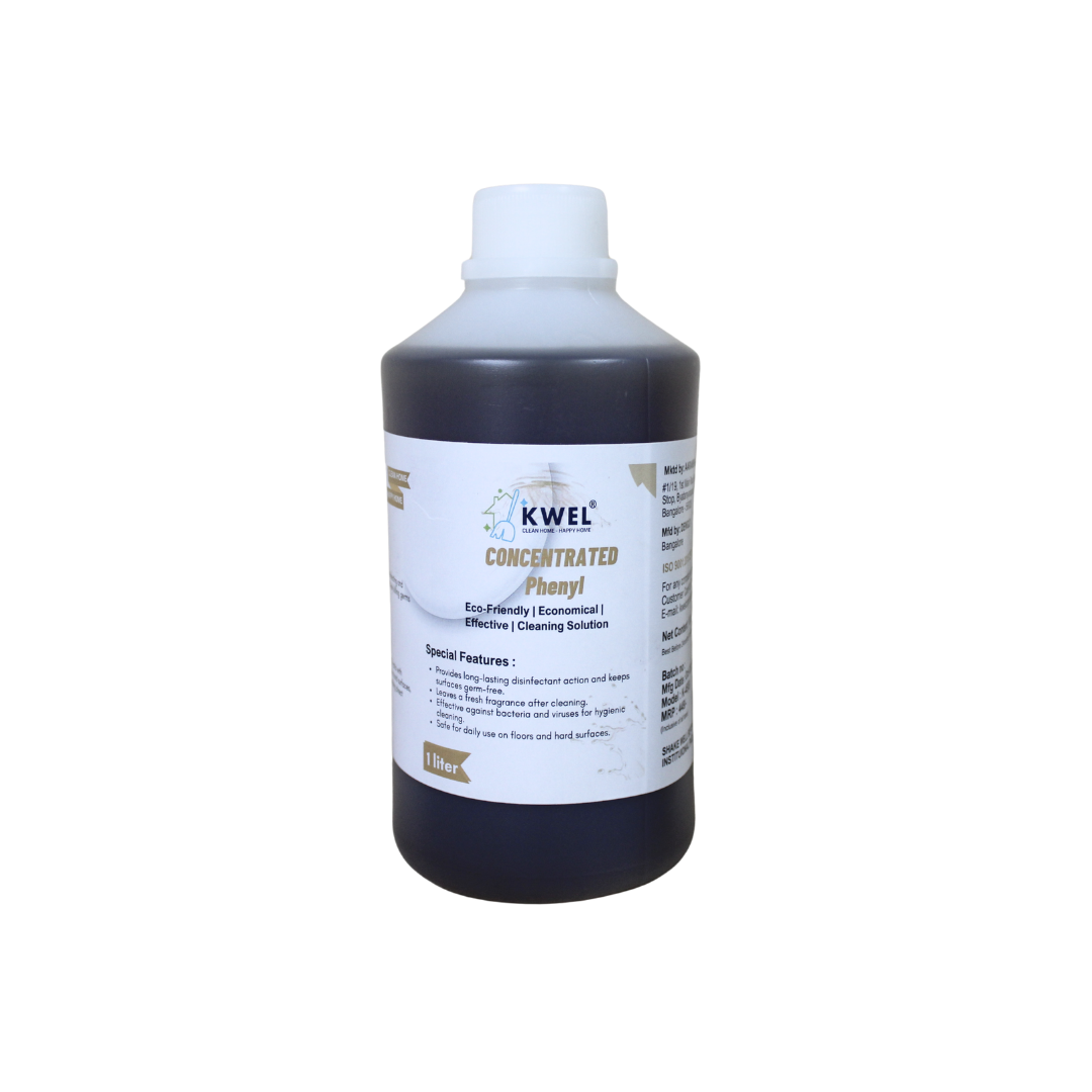 Kwel 1L Concentrated Phenyl | 1:30 Ratio | Professional Grade Cleaner for Offices, Hospitals & More