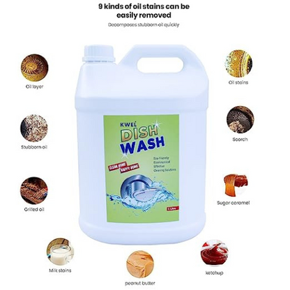 KWEL Eco-friendly Economical Effective Cleaning Solution Dish Wash Gel