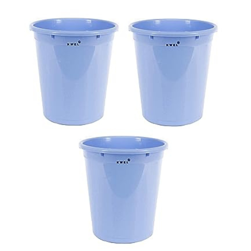 KWEL Dustbin for Home/kitchen/Office- 12ltr- Pack of 3