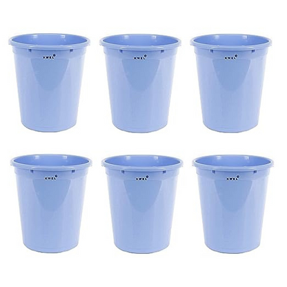 KWEL dustbin for Home/Kitchen/Office- 12ltr-Pack of 6