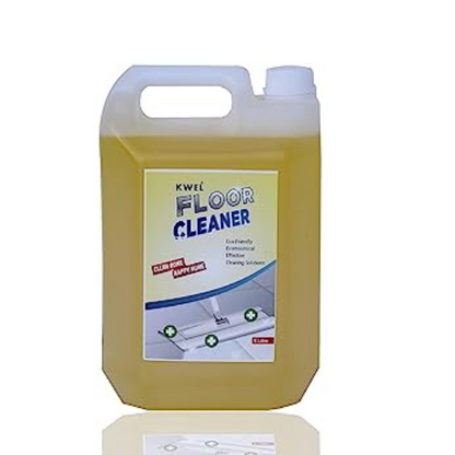 KWEL Floor Cleaner, Floral Fresh |5 Litre | Streak-free Shine | Kills 99.99% Germs | Biodegradable, plant-based cleaning