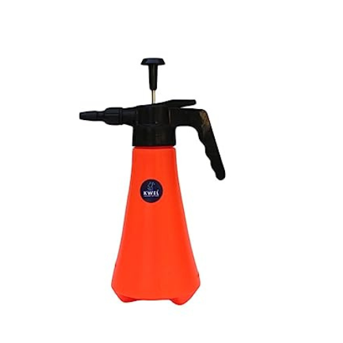 KWEL Garden Pump Pressure Sprayer 1 Litter Water Sprayer, Chemicals, Pesticides, Neem Oil and Weeds Lightweight (Orange)