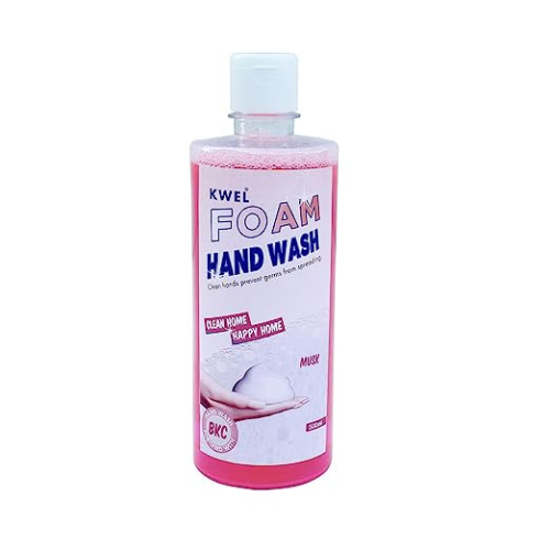 KWEL 500ml Foaming Hand Wash Liquid, Natural Germ Protection, Clean & Softer Hand,