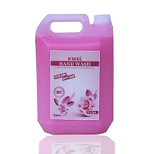 KWEL Liquid Handwash Rose Fragrance / Plant Based, Biodegradable, Non-Toxic, Natural, Organic, Herbal, Chemical Free For All Type Skin