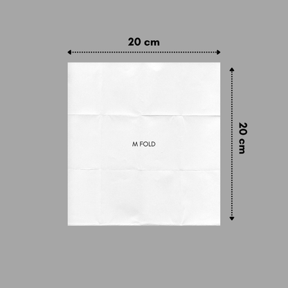 KWEL M-Fold Tissue Paper | Premium Soft & Absorbent Hand Towels (Pack of 20) | Perfect for Offices, Hotels, Restaurants & Washrooms