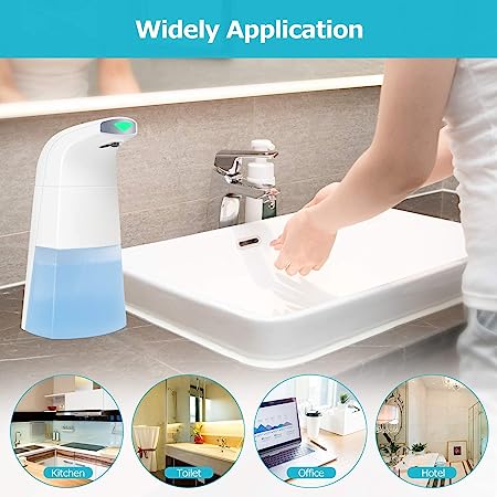 KWEL Automatic Table Top Dispenser -Wi Infrared Motion Sensor |Smart Living Product Capacity- 310ml (200ml Foam Liquid Free)