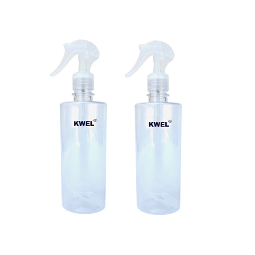 KWEL Empty Transparent Trigger Spray Bottle, Multi-purpose mist spray bottle 500ml (White)