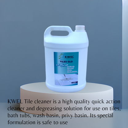 KWEL Tile, Floor & Ceramic Cleaner 5liter, Removes Stubborn Stains, 5 Liter (Pack of 1)