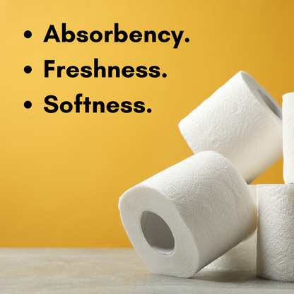 KWEL Soft Tissue Paper Ultra Absorbent, Hygienic & Gentle Touch Ideal for Homes, Offices, Hotels & Restrooms (Pack of 6)