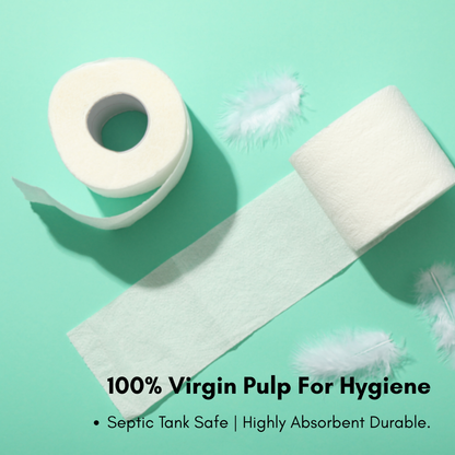 KWEL Soft Tissue Paper Ultra Absorbent, Hygienic & Gentle Touch Ideal for Homes, Offices, Hotels & Restrooms (Pack of 6)